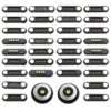 High Current Brass Magnet Spring Pogo Pin 2 3 4 5 6 7 8 9 10 12pin Waterproof Magnetic Pogo Pin Connector