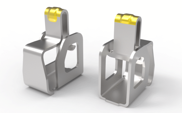 GuangChen OEM BOM Customized Stainless Steel 24V 1A RF Coaxial Ground Connector Antenna Clips Compression Spring Finger Contacts