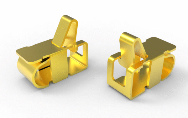 GuangChen OEM BOM Customized Stainless Steel 24V 1A RF Coaxial Ground Connector Antenna Clips Compression Spring Finger Contacts