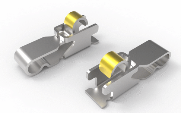 GuangChen OEM BOM Customized Stainless Steel 24V 1A RF Coaxial Ground Connector Antenna Clips Compression Spring Finger Contacts