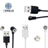 Wholesale 5mm 6mm 8mm Diameter 2pin Magnetic Pogo Pin Connector Circular USB Magnetic Charging Cable