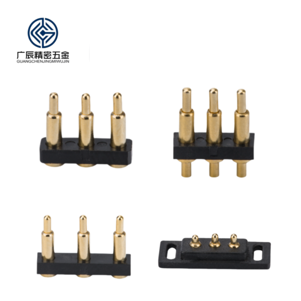 Wholesale 3 Pin Pogo Pin Connector High Conductivity Durable Spring Loaded Pogo Pin Connector for Smart Watch