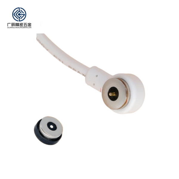 Wholesale 5mm 6mm 8mm Diameter 2pin Magnetic Pogo Pin Connector Circular USB Magnetic Charging Cable