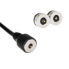 Wholesale 5mm 6mm 8mm Diameter 2pin Magnetic Pogo Pin Connector Circular USB Magnetic Charging Cable