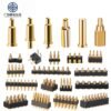 Custom Pogo Pin SMT 1-20P Brass Gold Plating Male Female Pin Header Spring Loaded Connector for PCB OEM/ODM