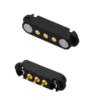 2.54mm Pitch Spring Loaded Pogo Pin Connector Male and Female PC Housing 2-8 Pin Waterproof Magnetic Pogo Pin Connector