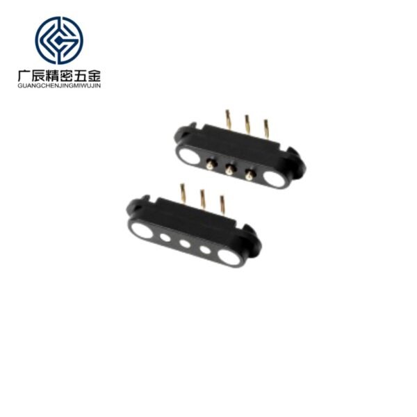 Spring Loaded 2.54mm Pitch Pogo Pin Connector 2 3 4 5 Pin Male Female Waterproof Bend Magnetic Pogo Pin Connector