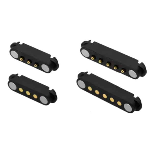 2.54mm Pitch Spring Loaded Pogo Pin Connector Male and Female PC Housing 2-8 Pin Waterproof Magnetic Pogo Pin Connector