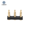 Factory Wholesale Brass 2A Rated PCB USB Cable Charger Pogo Pin 3 Pin Connector Socket Spring Loaded Contact