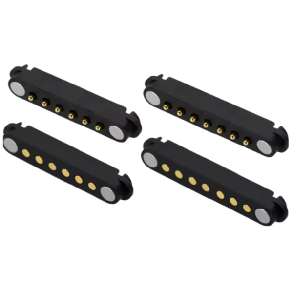 2.54mm Pitch Spring Loaded Pogo Pin Connector Male and Female PC Housing 2-8 Pin Waterproof Magnetic Pogo Pin Connector