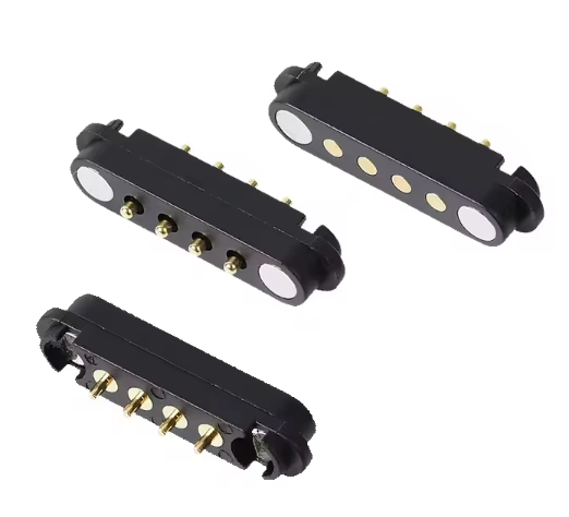 2.54mm Pitch Spring Loaded Pogo Pin Connector Male and Female PC Housing 2-8 Pin Waterproof Magnetic Pogo Pin Connector
