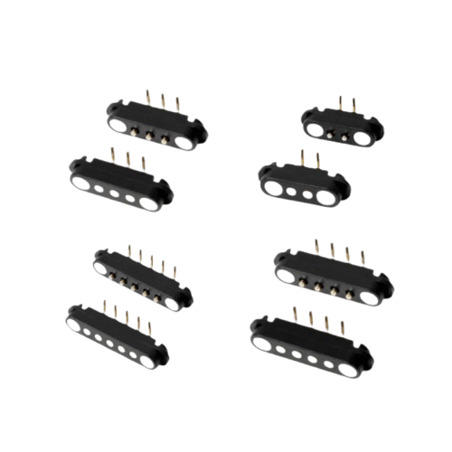 Spring Loaded 2.54mm Pitch Pogo Pin Connector 2 3 4 5 Pin Male Female Waterproof Bend Magnetic Pogo Pin Connector