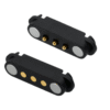 2.5mm Pitch Waterproof Brass Contact PC Housing Magnetic Male and Female 2-8 Pin Pogo Pin Connector
