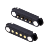 2.5mm Pitch Waterproof Brass Contact PC Housing Magnetic Male and Female 2-8 Pin Pogo Pin Connector