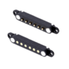 Factory Direct Sales Screw Mounting Holes Ears 2.54 MM Pitch 1 2 3 4 5 6 Male Female Magnetic Pogo Pin Connector