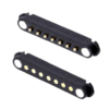 2.5mm Pitch Waterproof Brass Contact PC Housing Magnetic Male and Female 2-8 Pin Pogo Pin Connector