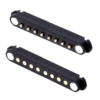 2.5mm Pitch Waterproof Brass Contact PC Housing Magnetic Male and Female 2-8 Pin Pogo Pin Connector