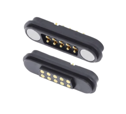 High Quality 2.3mm Pitch Spring Loaded Pogo Pin 2 3 4 5 7 10 12 Pin Groove Waterproof Magnetic Pogo Pin Connector