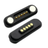 High Quality 2.3mm Pitch Spring Loaded Pogo Pin 2 3 4 5 7 10 12 Pin Groove Waterproof Magnetic Pogo Pin Connector