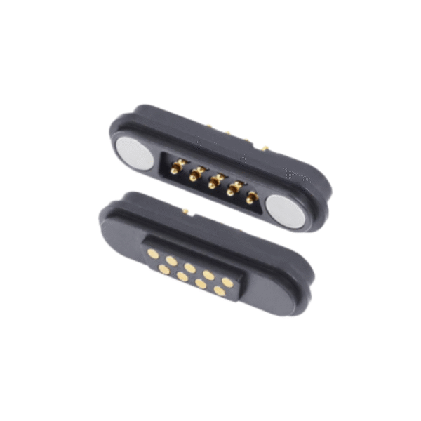 High Quality 2.3mm Pitch Spring Loaded Pogo Pin 2 3 4 5 7 10 12 Pin Groove Waterproof Magnetic Pogo Pin Connector