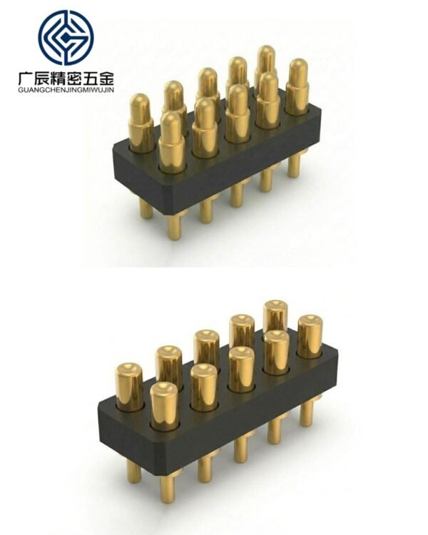10双 Wholesale 2-20 Pins Single Double Row Straight PCB Pin Header Contacts Male Female Spring Loaded Pogo Pin Connector