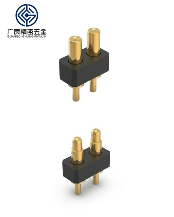 2单 Wholesale 2-20 Pins Single Double Row Straight PCB Pin Header Contacts Male Female Spring Loaded Pogo Pin Connector