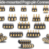High Quality Precisie 2 3 4 5 6 7 8 9 10 12 14 16 18 20 Pin Gold Plated Brass Contact Spring Pogo Pin Connector