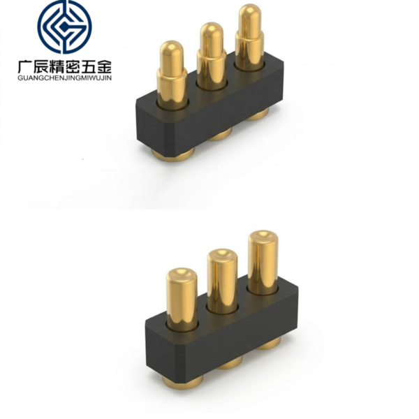 3单 Wholesale 2-20 Pins Single Double Row Straight PCB Pin Header Contacts Male Female Spring Loaded Pogo Pin Connector