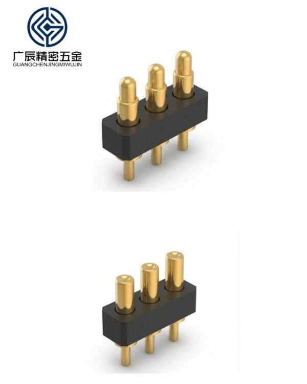 3单 Wholesale 2-20 Pins Single Double Row Straight PCB Pin Header Contacts Male Female Spring Loaded Pogo Pin Connector