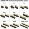 High Quality Precisie 2 3 4 5 6 7 8 9 10 12 14 16 18 20 Pin Gold Plated Brass Contact Spring Pogo Pin Connector