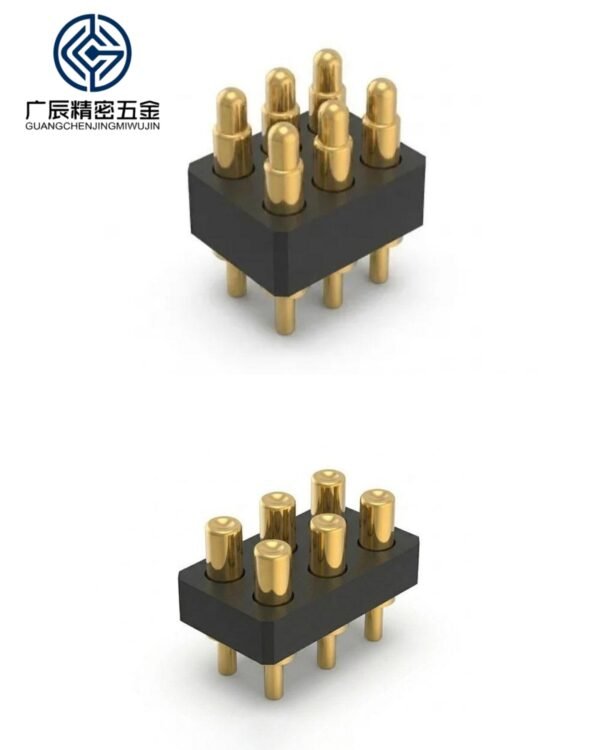6双 Wholesale 2-20 Pins Single Double Row Straight PCB Pin Header Contacts Male Female Spring Loaded Pogo Pin Connector