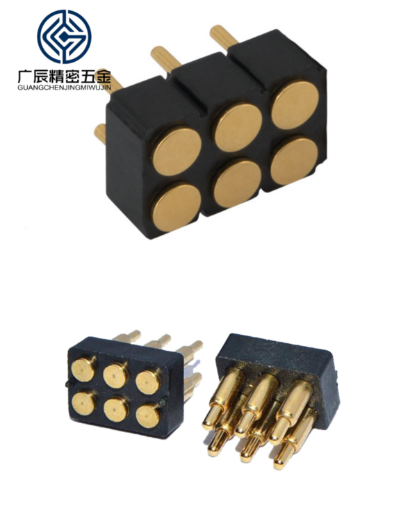 6双 Wholesale 2-20 Pins Single Double Row Straight PCB Pin Header Contacts Male Female Spring Loaded Pogo Pin Connector