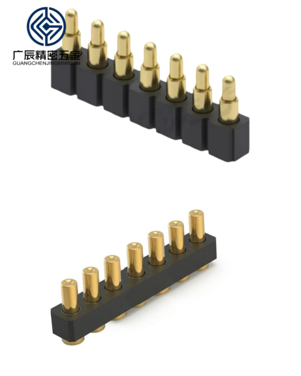 7单 Wholesale 2-20 Pins Single Double Row Straight PCB Pin Header Contacts Male Female Spring Loaded Pogo Pin Connector