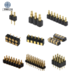 YSDZ-16P双排插板 白底_副本 Wholesale 2-20 Pins Single Double Row Straight PCB Pin Header Contacts Male Female Spring Loaded Pogo Pin Connector