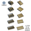 Wholesale 1.27mm Pitch Male and Female Spring Loaded Charging Contact 2 3 4 5 6 Pin Pogo Pin Battery Connector