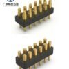 12双 Factory Wholesale Brass Spring-loaded Dual Row 2X6P 12pin 2A Rated Pogo Pin Connector Board for PCB