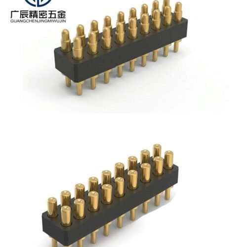 Factory Wholesale MALE FEMALE Pin Connector 2x9 18-pin Dual-row Connector Board Pogo Pin Connector for PCB
