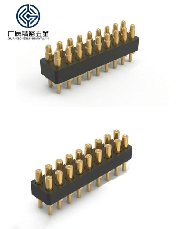 Factory Wholesale MALE FEMALE Pin Connector 2x9 18-pin Dual-row Connector Board Pogo Pin Connector for PCB