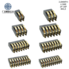 Wholesale Spring Loaded Power Contact 2.0mm Pitch 4.5mm Height 2 3 4 6 7 8 9 10 Pin Male SMD Slide Battery Connector