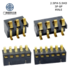 High Quality 3A Gold Plated 2.5mm Pitch 3Pin 4Pin 5Pin 6Pin Spring Compression Contact Female Male Battery Connector
