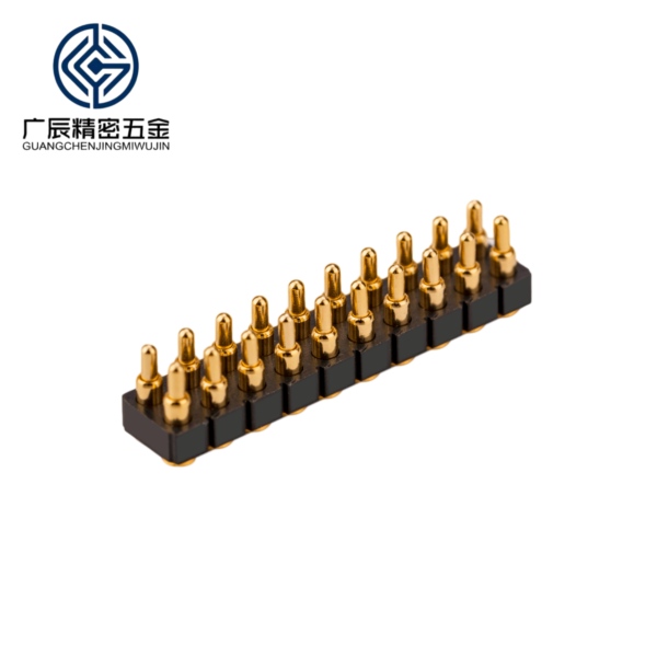 Factory Wholesale Brass Spring Loaded Connector 2x10 20-pin Dual-row Surface Pogo Testing Probes for Medical Devices and PCB