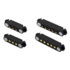 Precision Mounting Holes Environmentally Friendly User-Friendly Design 3 Pin Brass 12V Magnetic Pogo Pin Connector for Wearable