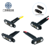2A Waterproof Magnetic Pogo Pin Connector 2 3 4 5 6 7 8 Male Female 2.54 MM Pogo Pin Magnetic Charging Cable