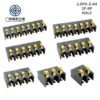 3.0mm Pitch PCB Sliding Type 6.0mm Height Gold Plated 1 2 3 4 5 6 7 8 9 10 Pin SMD Spring Battery Connector with Positioning Pins