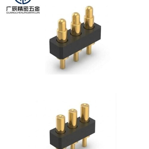 Factory Stock Pogo Pin Connector for 3PIN Plug-in Antenna Top Pins Spring Pogo Pin Spring Contact