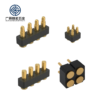 High Current Spring Loaded 4 Pin Header Connector Single and Double Row Female Pogo Pin Connector
