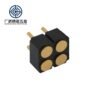 High Current Spring Loaded 4 Pin Header Connector Single and Double Row Female Pogo Pin Connector