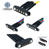 2A Waterproof Magnetic Pogo Pin Connector 2 3 4 5 6 7 8 Male Female 2.54 MM Pogo Pin Magnetic Charging Cable