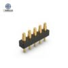 Factory Wholesale Brass 2A Rated 5 Pin Spring Loaded Pogo Pin Connector PCB Solder Wire Type
