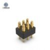 Spring Loaded Brass 6-Pin Double Row Pogo Pin Spring Needle Connector 2A Male/Female PCB